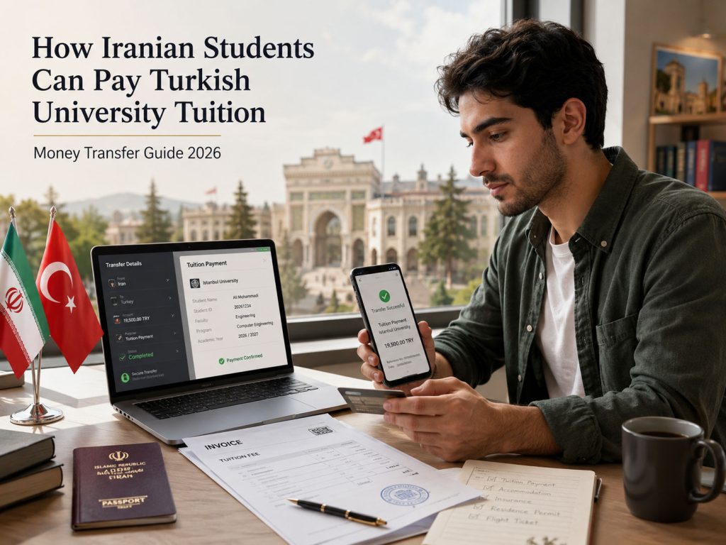 How Iranian Students Can Pay Turkish University Tuition (Money Transfer Guide 2026)